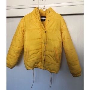 Yellow Puffer Coat